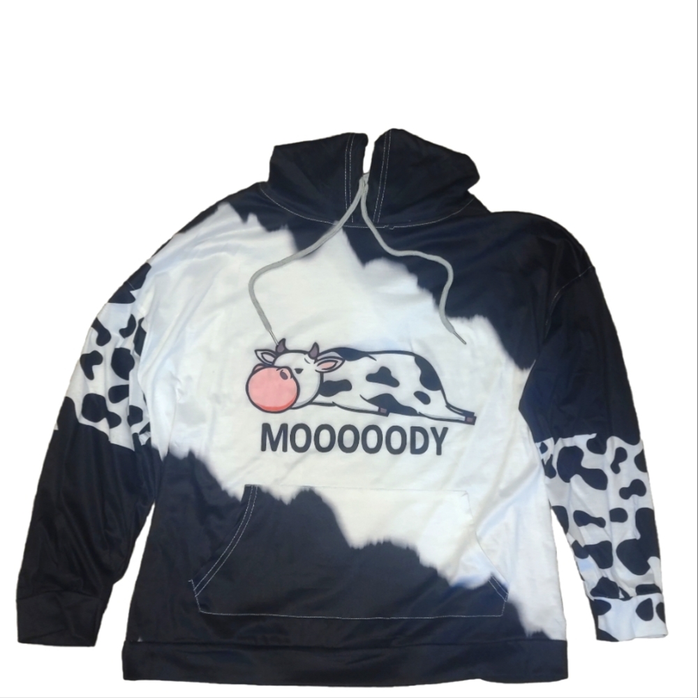 Moody Cow Hoodie for Women